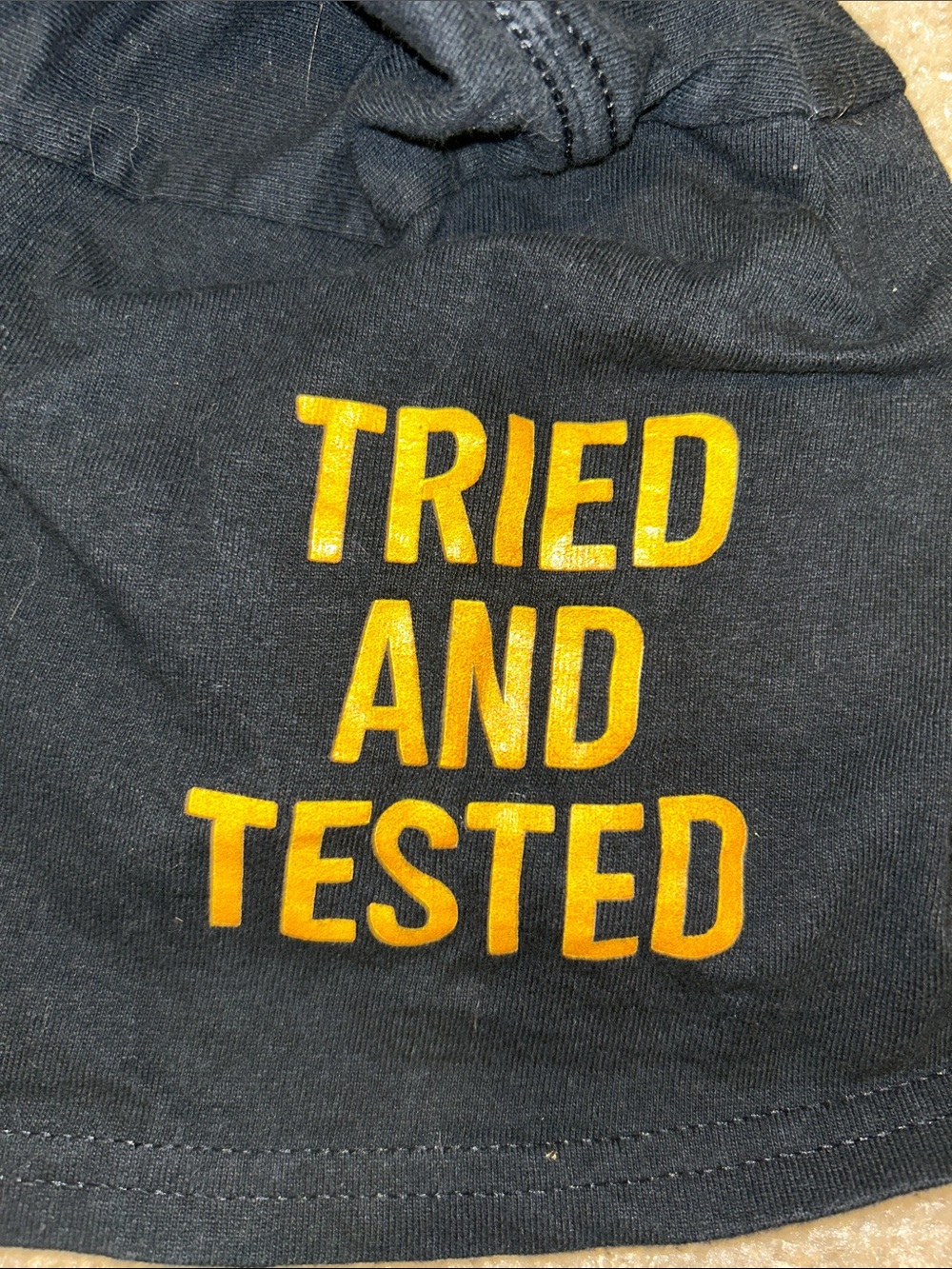 United States Navy Chief Black T-Shirt with Yellow Octopus USN Graphic - Picture 4 of 4